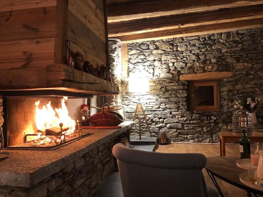 Chalet Au Coeur De La Haute Tarentaise Seez ภายนอก รูปภาพ
