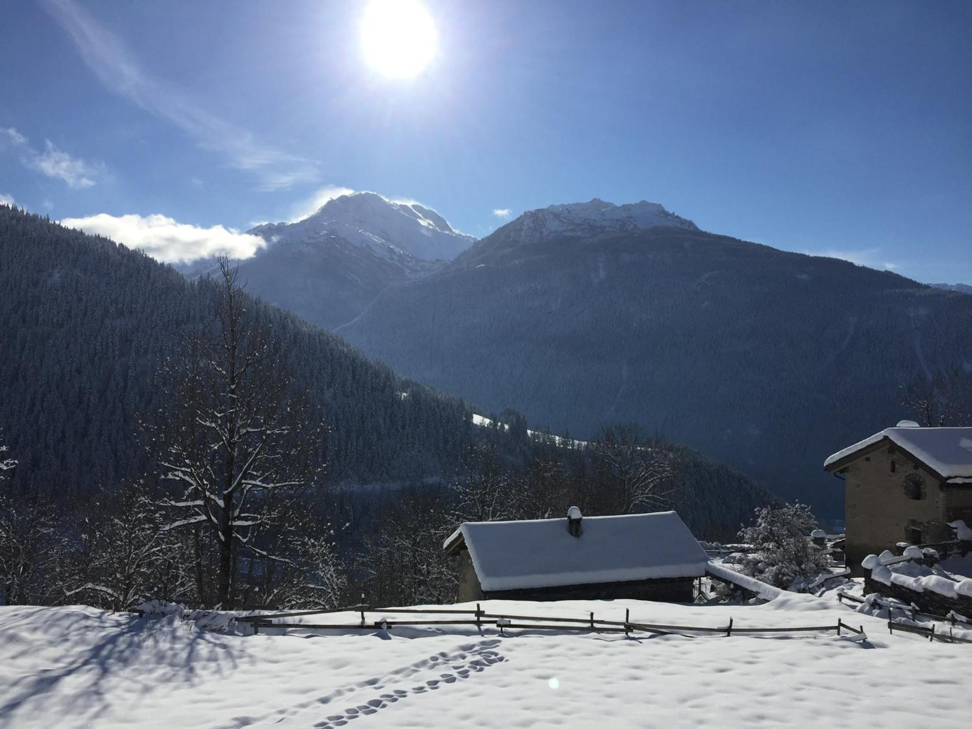 Chalet Au Coeur De La Haute Tarentaise Seez ภายนอก รูปภาพ